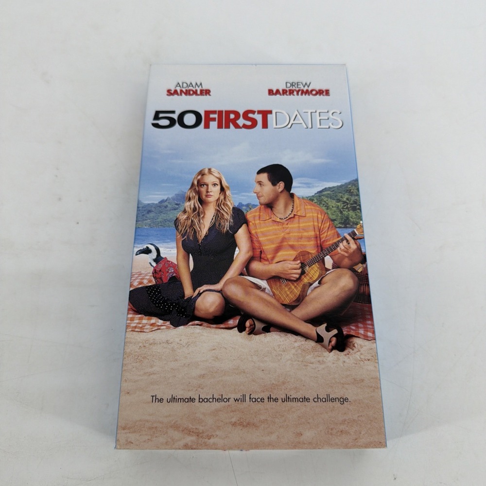 50 First Dates (VHS, 2004) Adam Sandler, Drew Barrymore, Dan Aykroyd